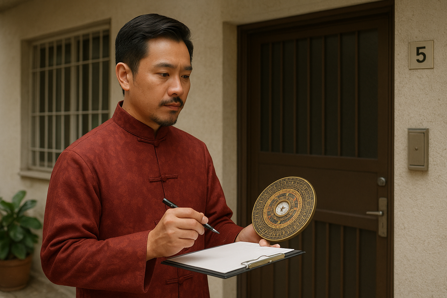 Jacky 實地勘察風水
